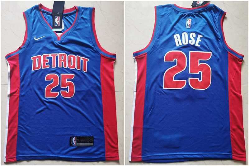 Pistons 25 Derrick Rose Blue Nike Swingman Jersey,We sell and wholesale Pistons 25 Derrick Rose Blue Nike Swingman Jersey on line form chian!
